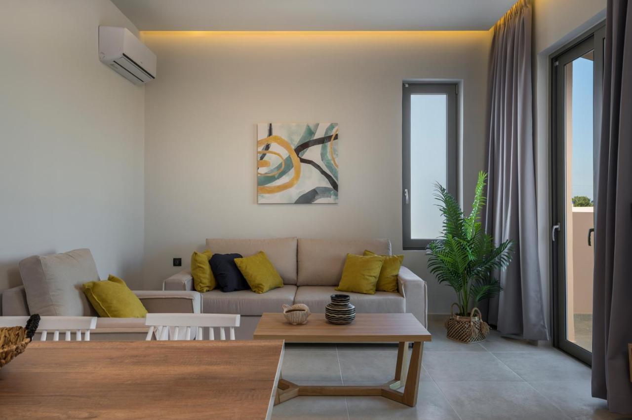 Aegean Breeze Luxury Apartments Next To The Sea Maleme Extérieur photo