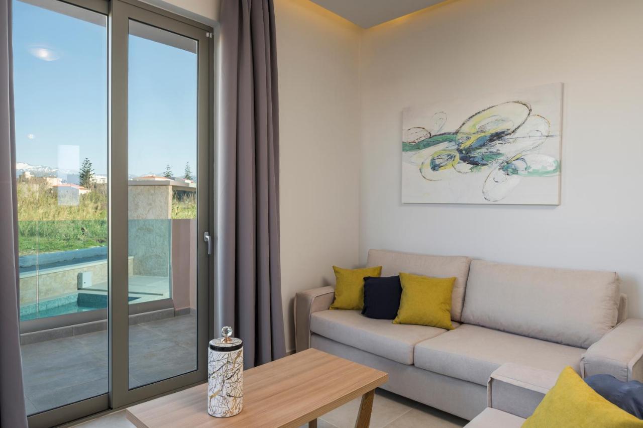 Aegean Breeze Luxury Apartments Next To The Sea Maleme Extérieur photo