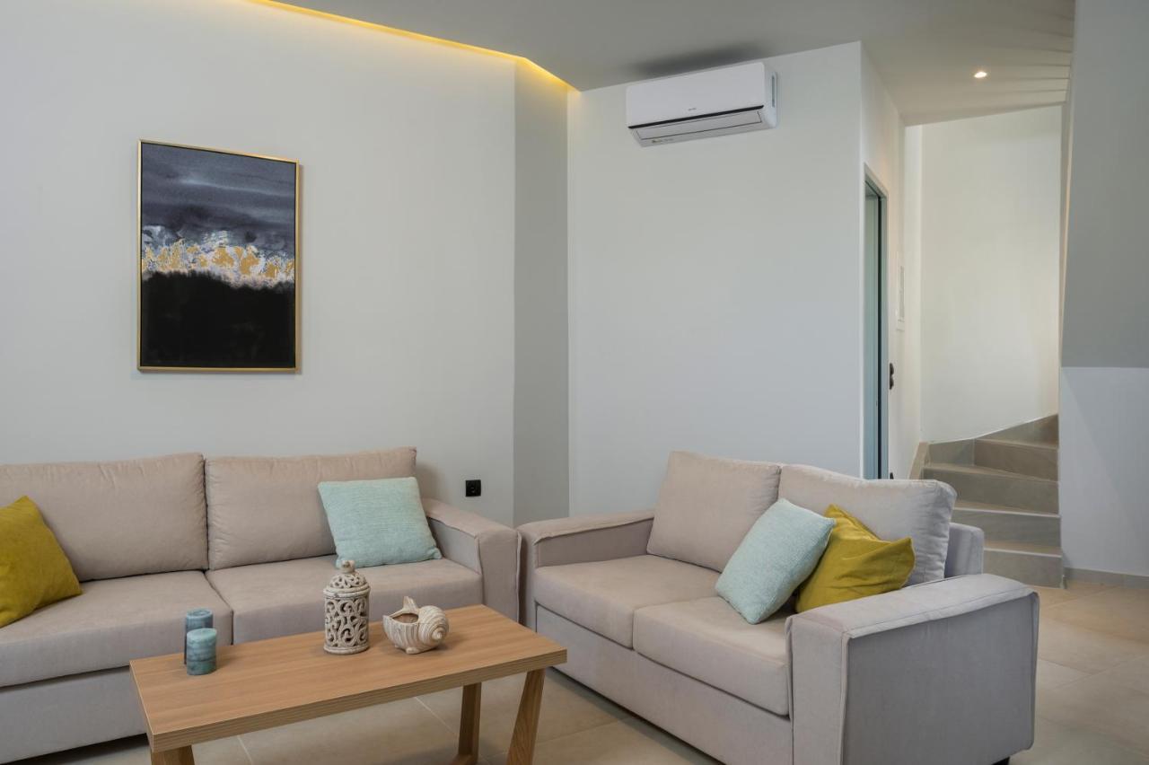 Aegean Breeze Luxury Apartments Next To The Sea Maleme Extérieur photo