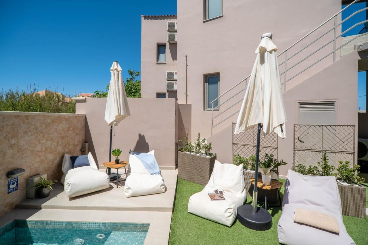 Aegean Breeze Luxury Apartments Next To The Sea Maleme Extérieur photo
